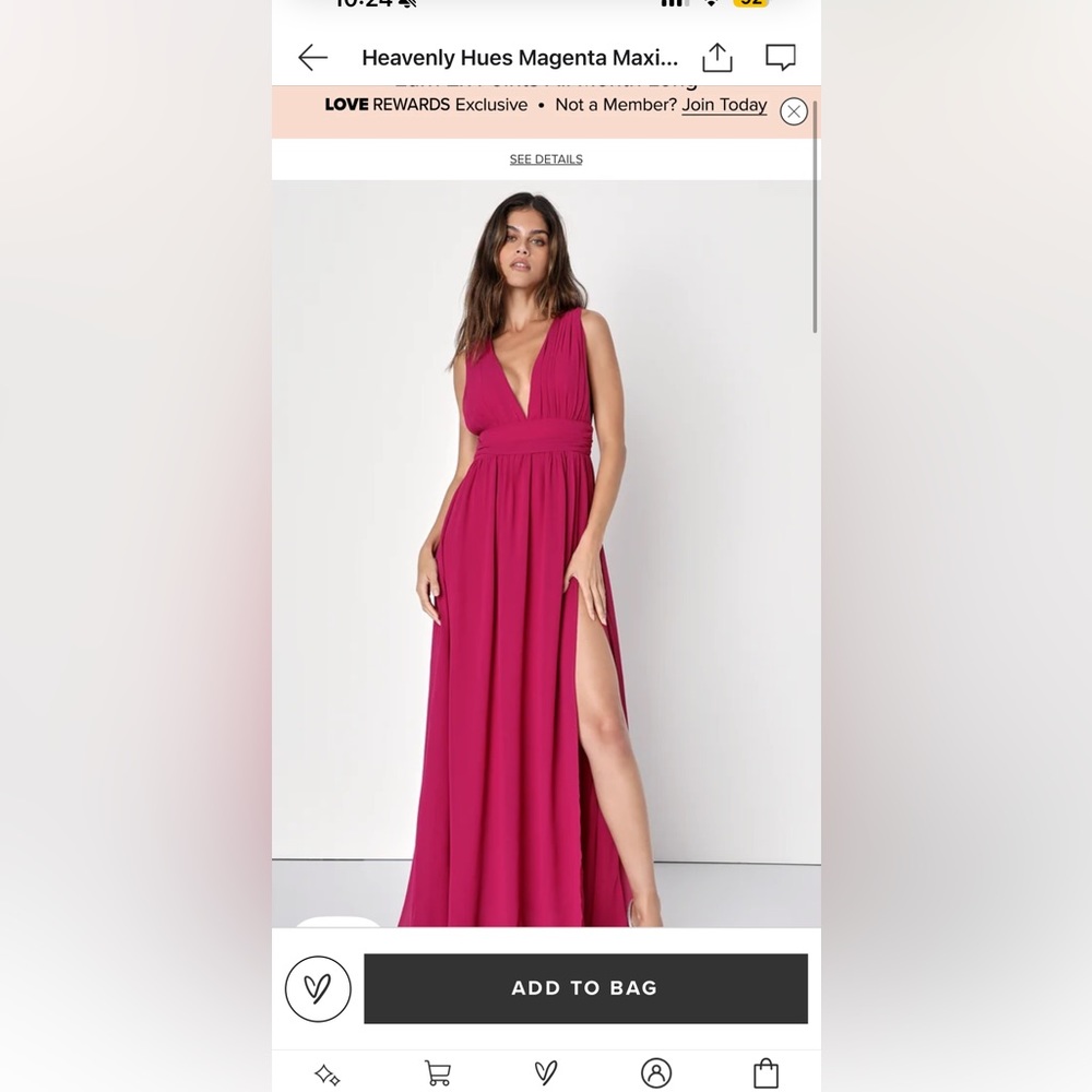 Heavenly Hues Magenta Maxi Dress